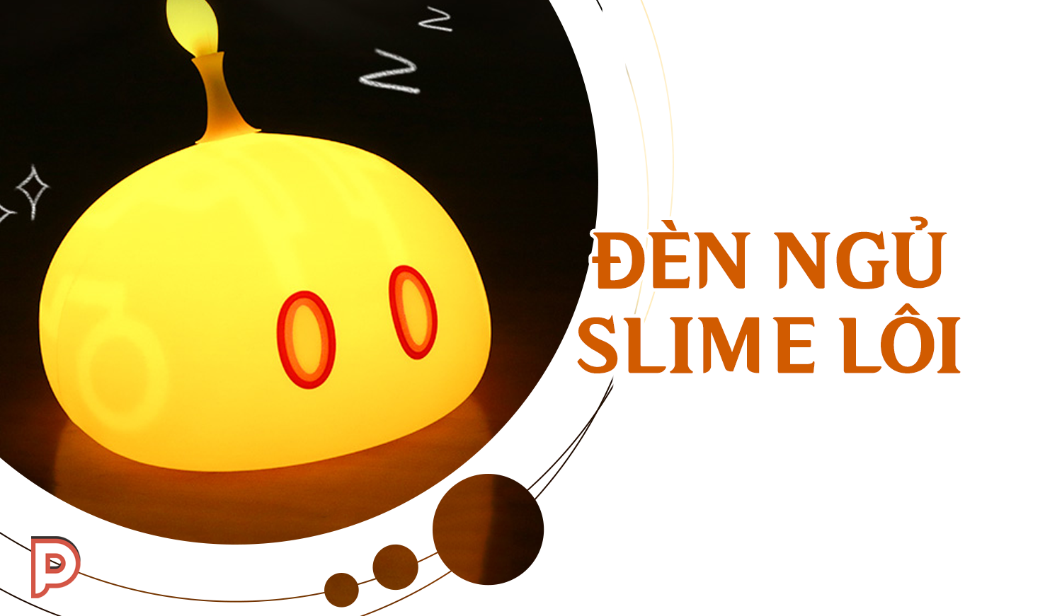 [Genshin Official - Pre Order] Đèn ngủ Slime Lôi