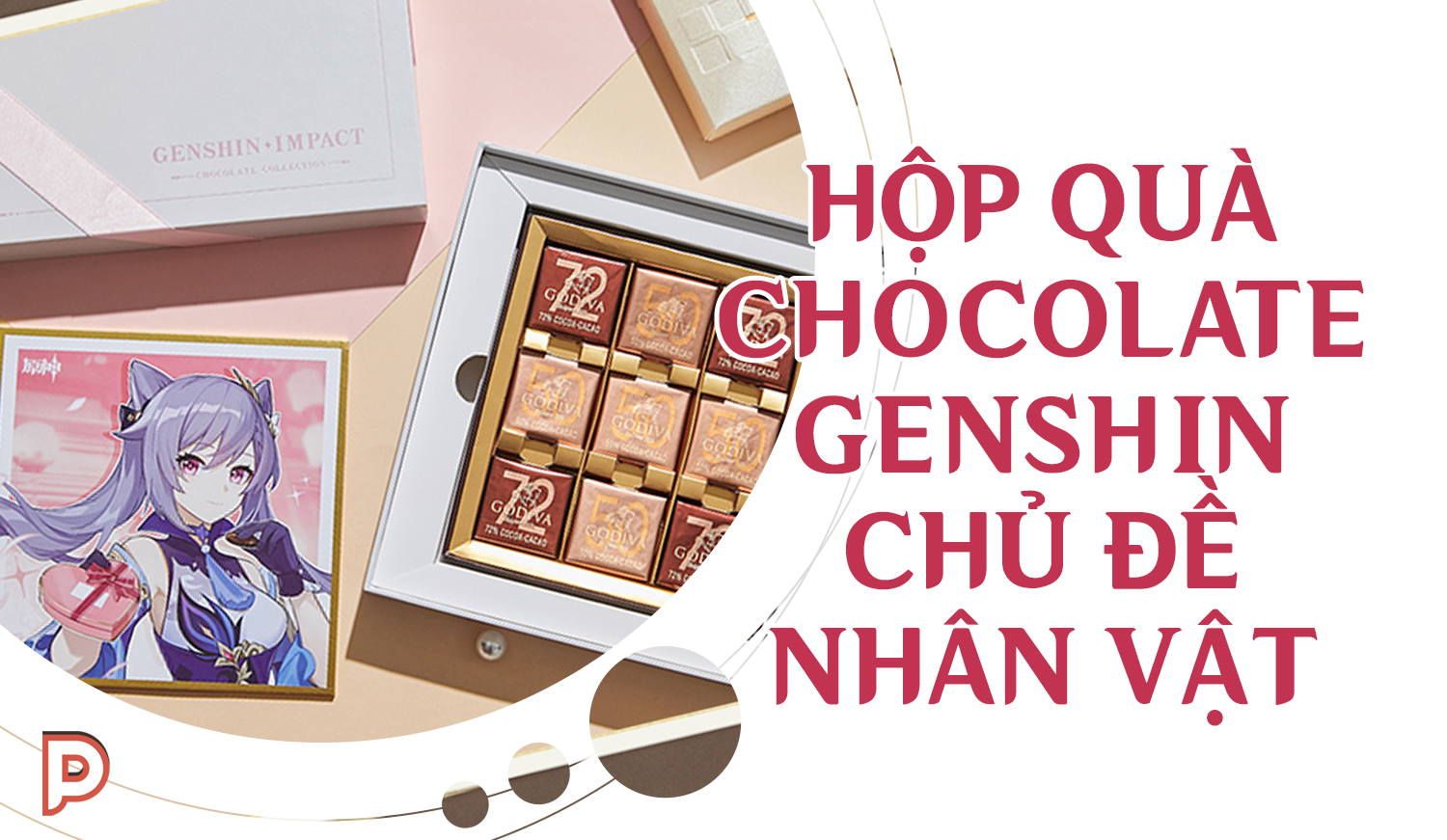 [Genshin Official - Pre Order] Hộp quà Chocolate Chủ đề nhân vật Genshin