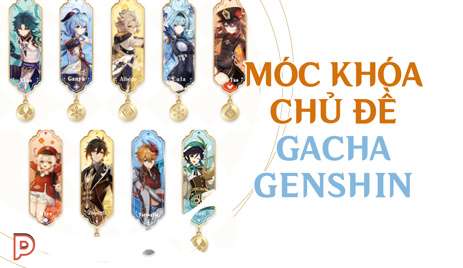 [Genshin Official - Pre Order] Móc khóa chủ đề nhân vật Gacha Genshin