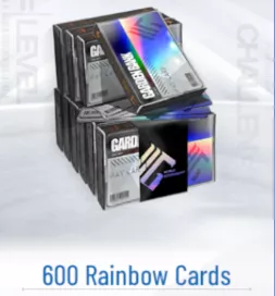 Gói nạp 600 Rainbow Cards Punishing Gray Raven