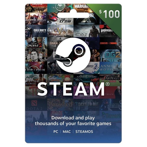 Gói nạp Steam Wallet 100$
