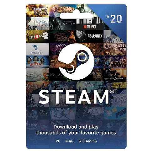 Gói nạp Steam Wallet 20$